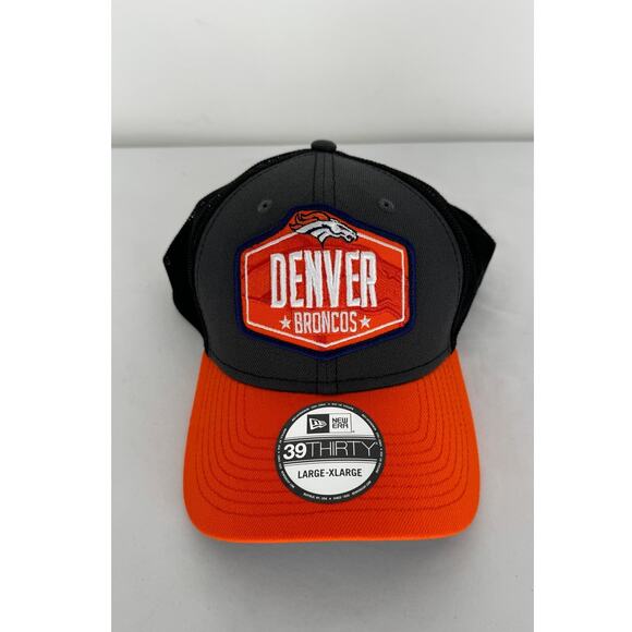 New Era Other - New Era 39THIRTY 2021 Draft Night Denver Broncos Flex Fit Trucker Hat Size L/XL